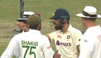 'Malinga Bana Hua’: Virat Kohli’s Hilarious Chat With Shakib Al Hasan During The Day 2 Of IND Vs BAN First Test Goes Viral - WATCH