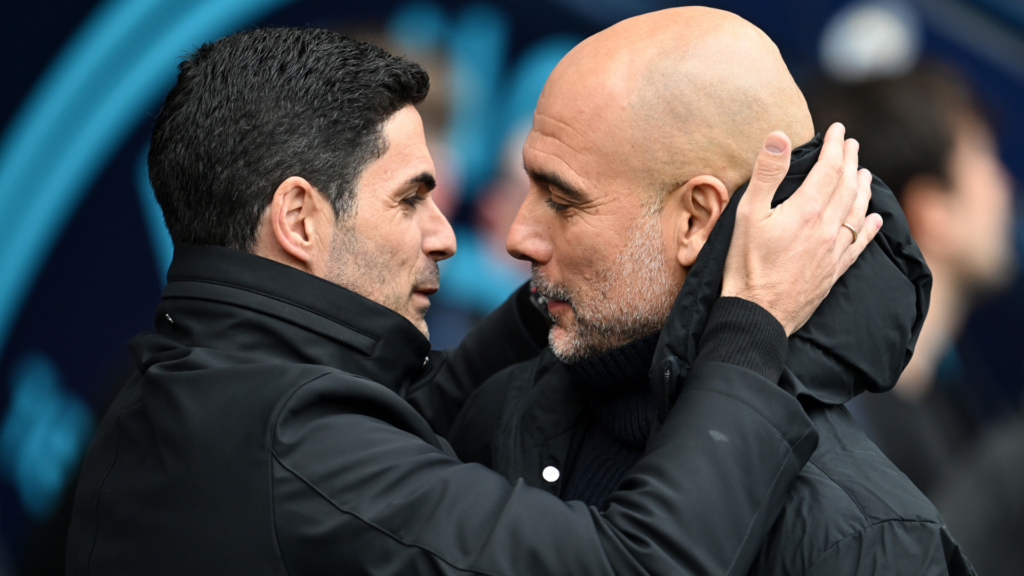 Mikel Arteta Pep Guardiola