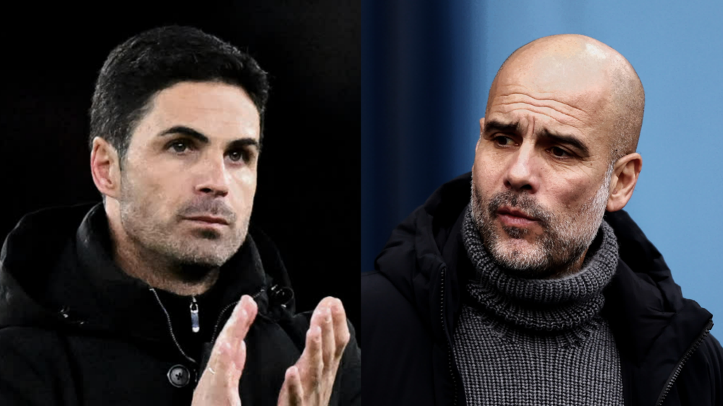 Mikel Arteta Pep Guardiola