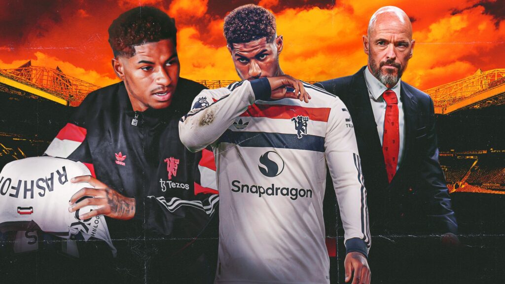 Ten Hag Rashford row GFX