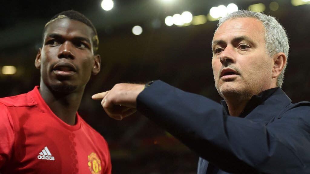 Paul Pogba, Jose Mourinho 09292016