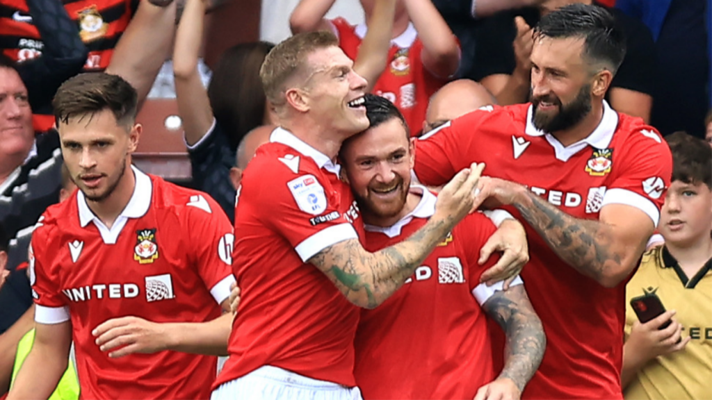 Wrexham 2024-25 Ollie Palmer Jack Marriott James McClean