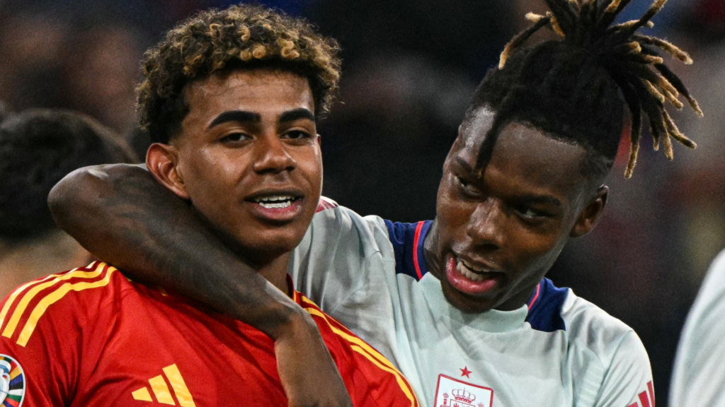 Lamine Yamal Nico Williams Spain Euro 2024