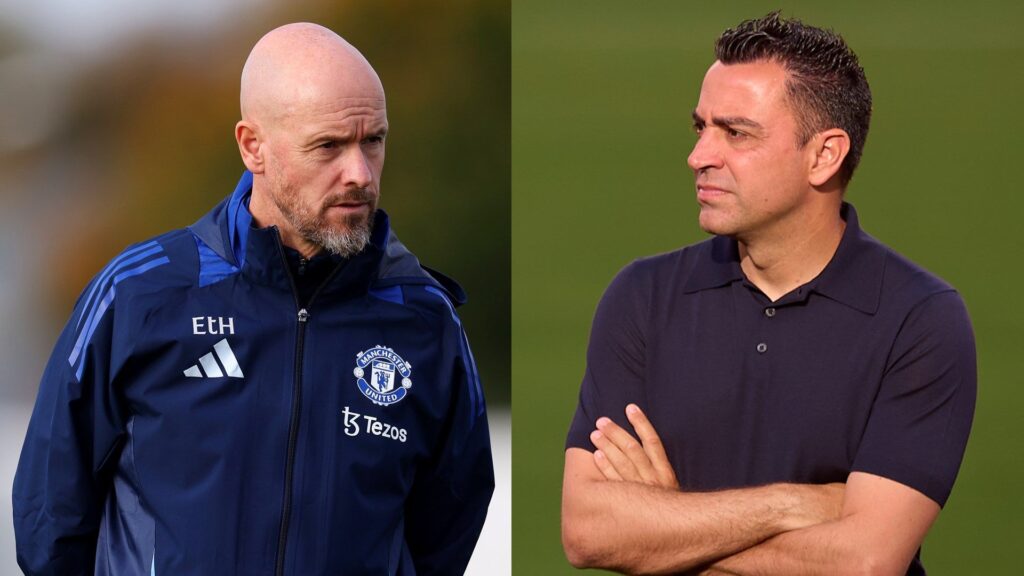 Erik Ten Hag Xavi Hernandez Man Utd