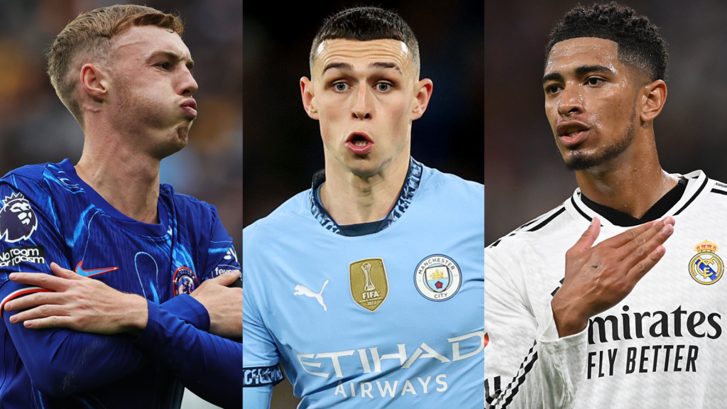 Cole Palmer Phil Foden Jude Bellingham 2024-25