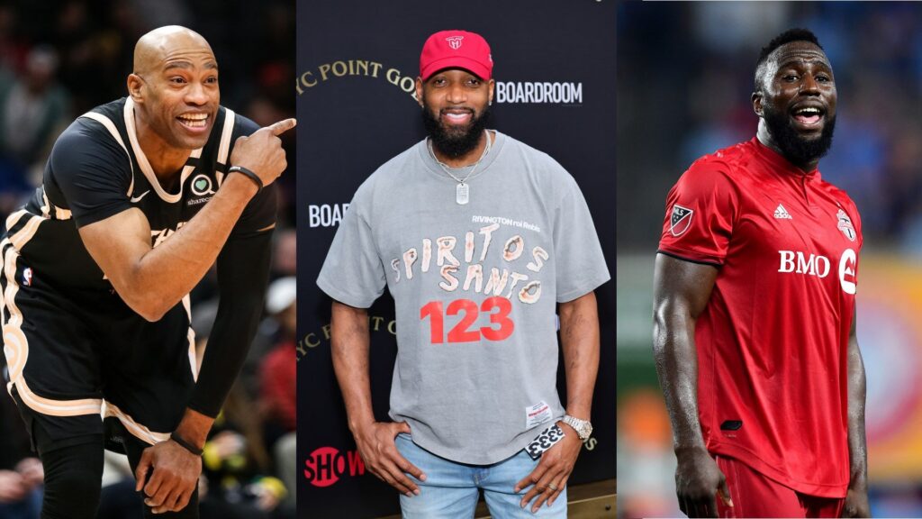 Tracy McGrady, Jozy Altidore, Vince Carter