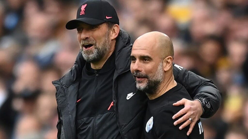 Pep Guardiola Jurgen Klopp