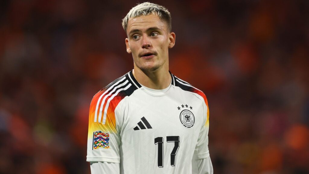 Florian Wirtz of Germany looks on