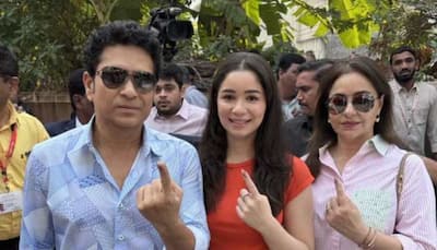 Sachin Tendulkar Gives Vote With Family Amidst Maharashtra Elections - Watch