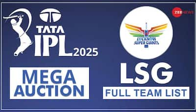 LSG IPL 2025 Full Player List: IPL Auction Lucknow Super Giants Updated Squad with Complete Details of Retained and Released Players