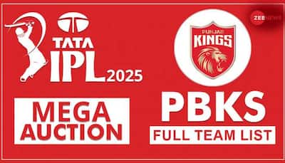 IPL 2025 PBKS Mega Auction Full List: Check Punjab Kings Full Players List, Squad