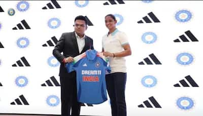 Jay Shah, Harmanpreet Kaur Unveil New ODI Jersey For Indian Team - WATCH