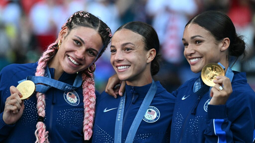 FBL-OLY-PARIS-2024-BRA-US-MEDALS