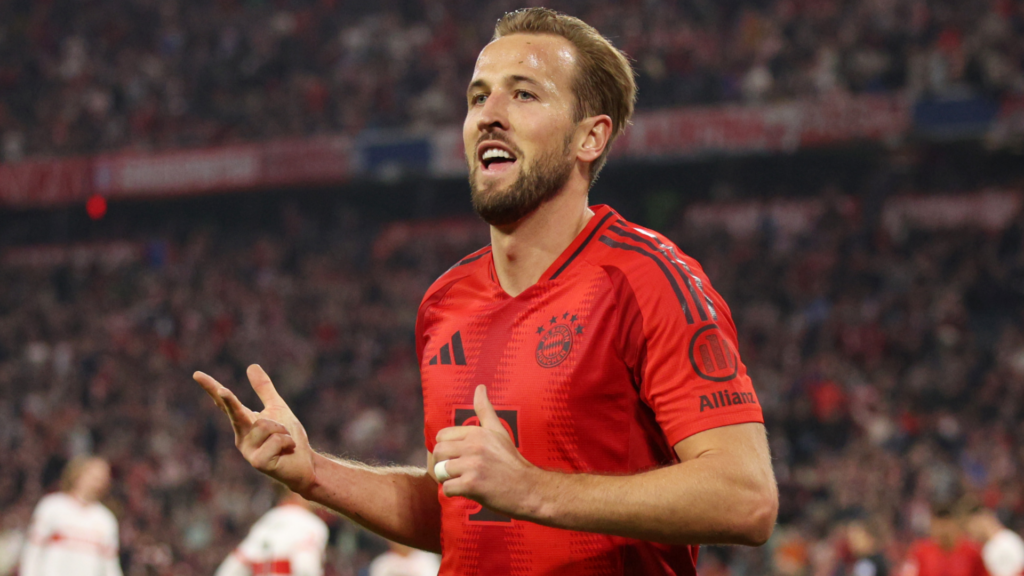 Harry Kane Bayern Munich 2024-25 hat-trick