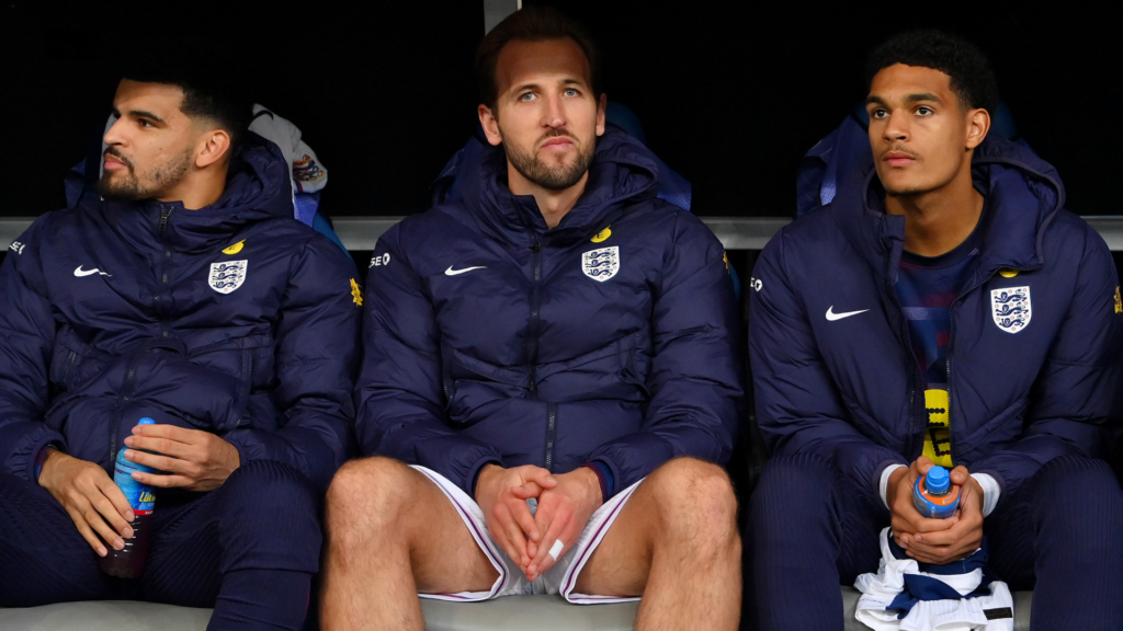 Harry Kane England bench Greece 2024