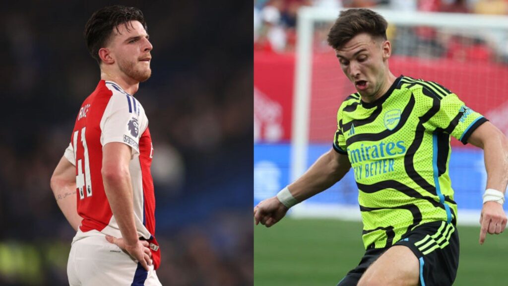 Declan Rice and Kieran Tierney