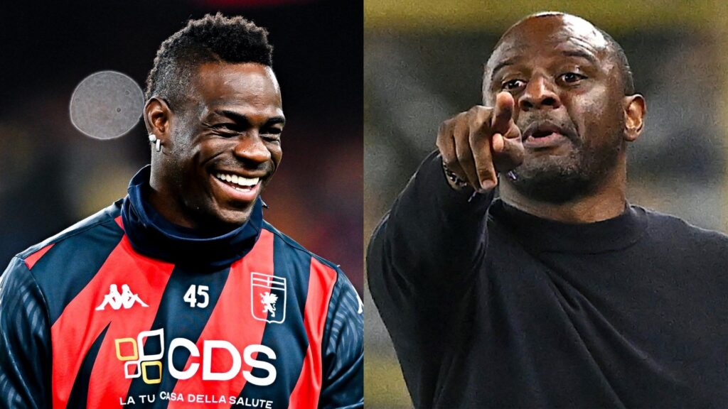 Mario Balotelli Patrick Vieira