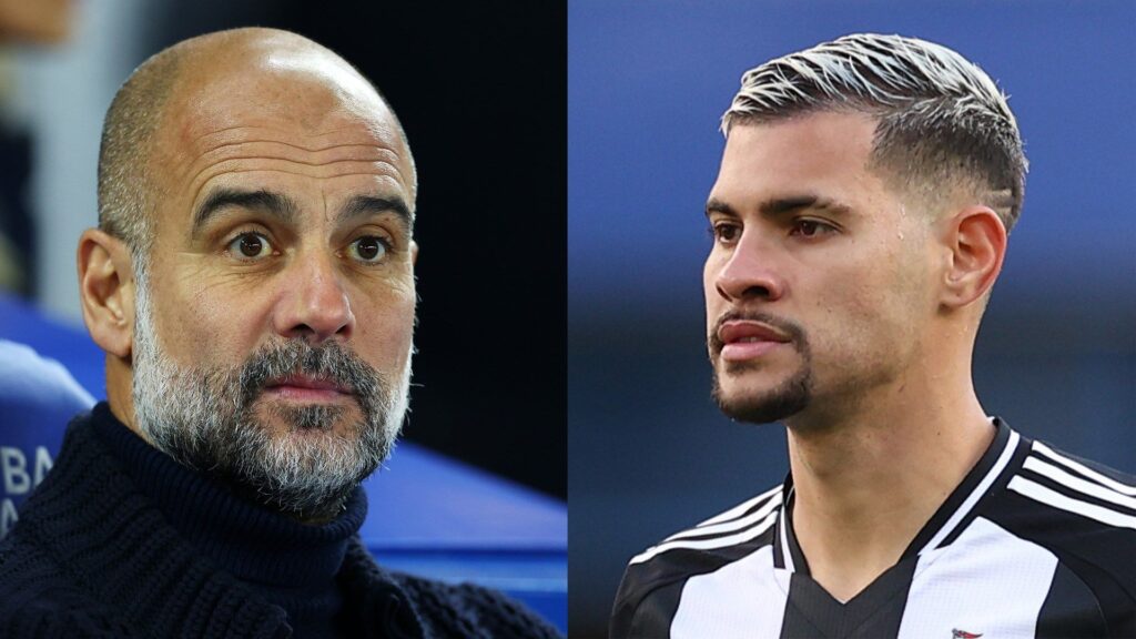 Pep Guardiola Bruno Guimaraes