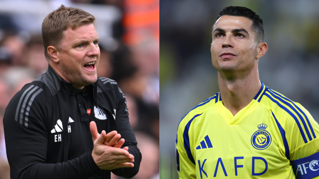 Eddie Howe Cristiano Ronaldo