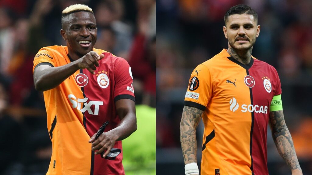 Victor Osimhen Mauro Icardi Galatasaray