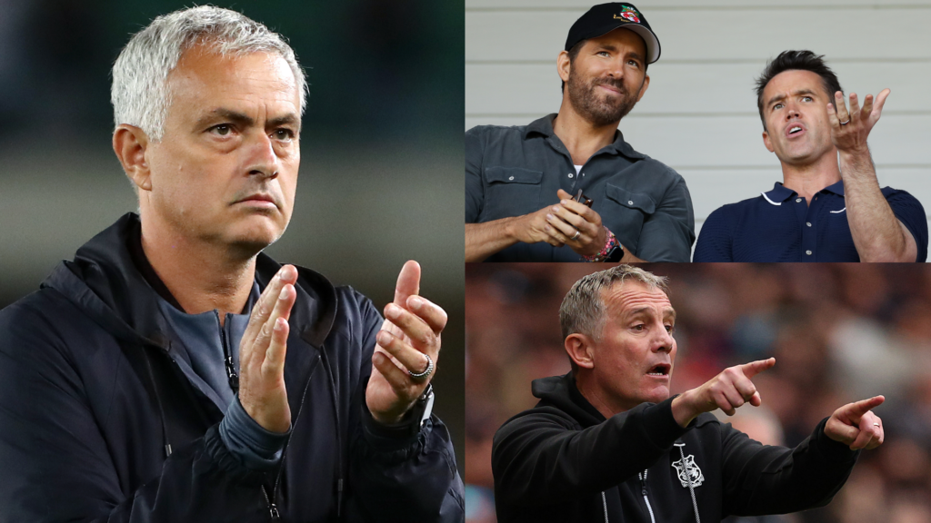 Jose Mourinho Ryan Reynolds Phil Parkinson