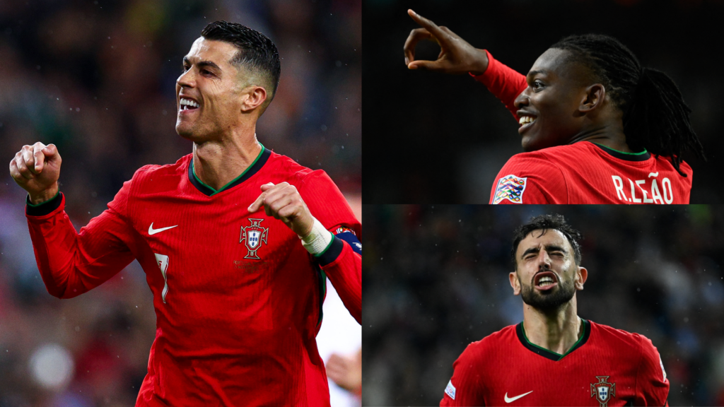 Portugal thump Poland