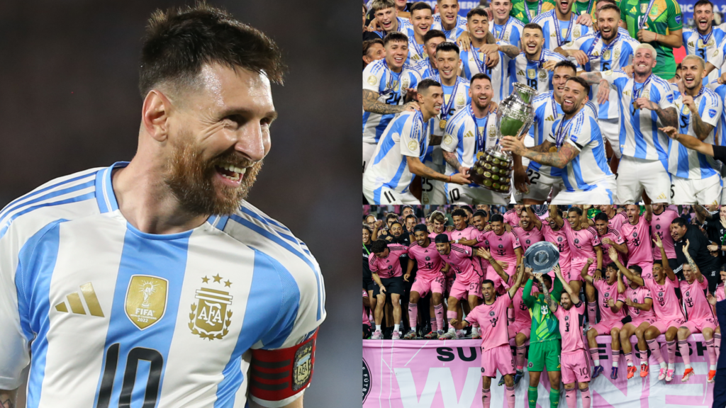 Lionel Messi trophies 2024 Argentina Inter Miami