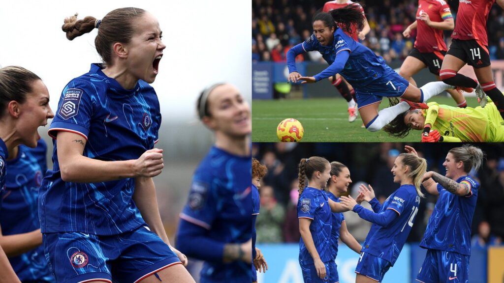 Chelsea Man Utd Women composite