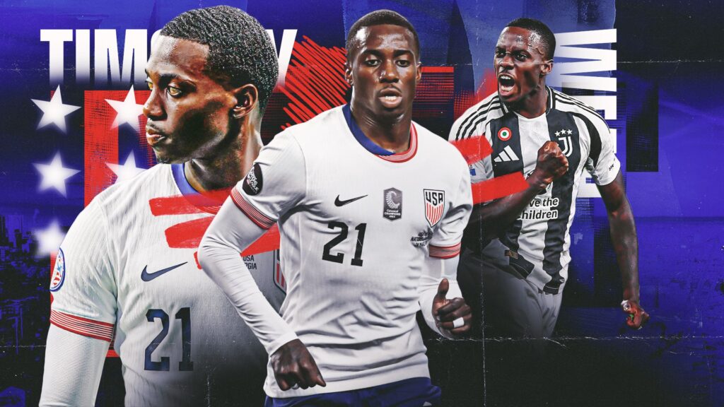 Tim Weah USMNT Juventus GFX