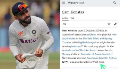 'Father Of...', Sam Konstas' Wikipedia Page Altered After Fiery On-Field Clash With Virat Kohli