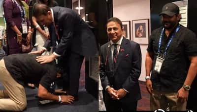 Nitish Reddy's Father Touches Sunil Gavaskar's Feet In Heartwarming Meeting, India Great Says THIS - WATCH