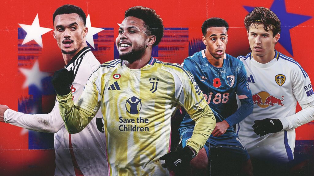 Antonee Robinson, Tyler Adams, Brenden Aaronson, Weston McKennie