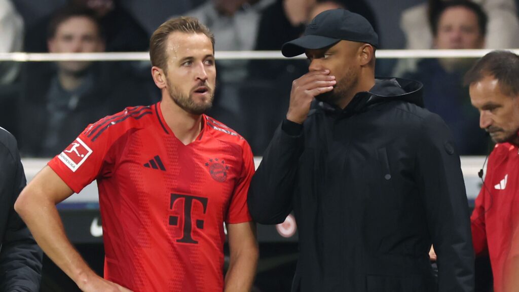 Harry Kane and Vincent Kompany