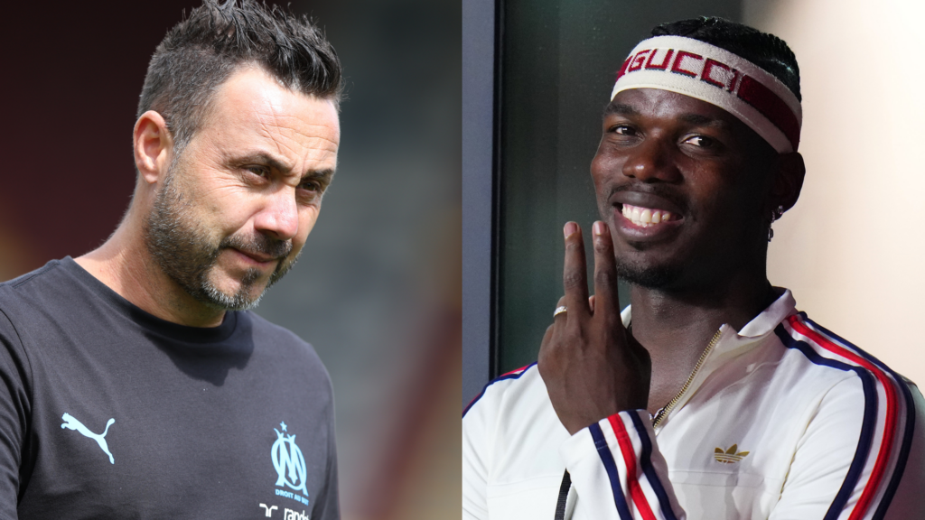 Roberto De Zerbi Paul Pogba Marseille