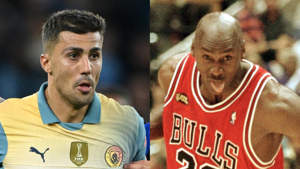 GFX Rodri Manchester City Michael Jordan