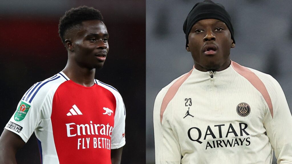 Bukayo Saka Randal Kolo Muani