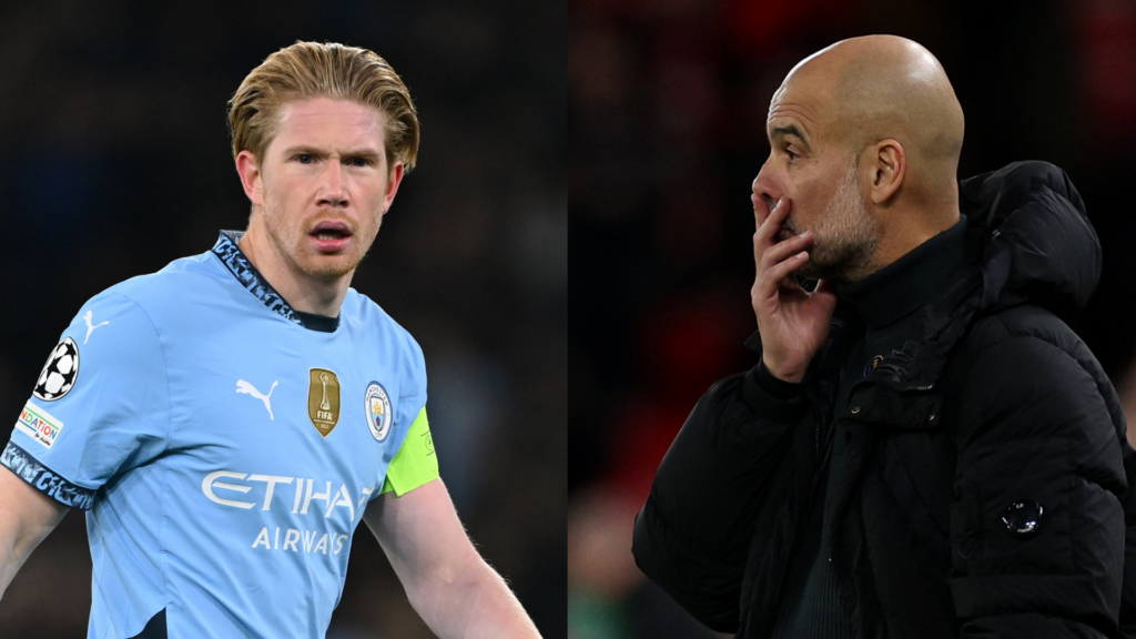 Pep Guardiola Kevin De Bruyne