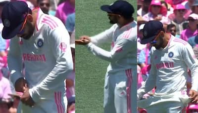 Virat Kohli Silences Australian Fans With Mock Sandpaper Gesture At Sydney - Watch Video