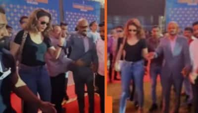 Vinod Kambli Overcomes Health Struggles To Celebrate Wankhede's Milestone As His Wife Helps Him Walk Into The Stadium - Watch Video