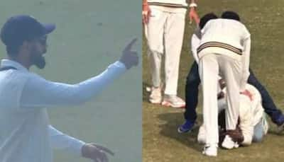 Virat Kohli Stops Security From Beating Fan Who Ran Onto The Pitch To Touch His Feet, Viral Video Surfaces - Watch