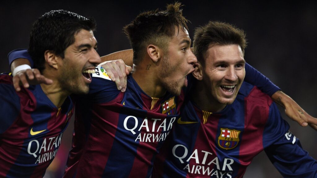 Lionel Messi Neymar Luis Suarez Barcelona Atletico Madrid La Liga Matchday 18