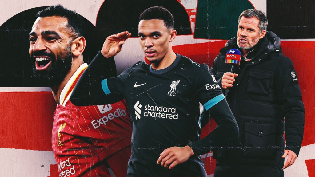 Trent Alexander-Arnold Mohamed Salah Jamie Carragher Liverpool GFX