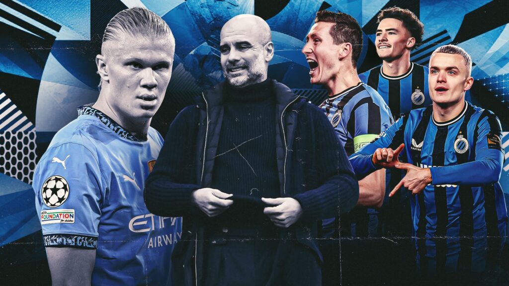 Manchester City Champions League exit 2024-25 GFX