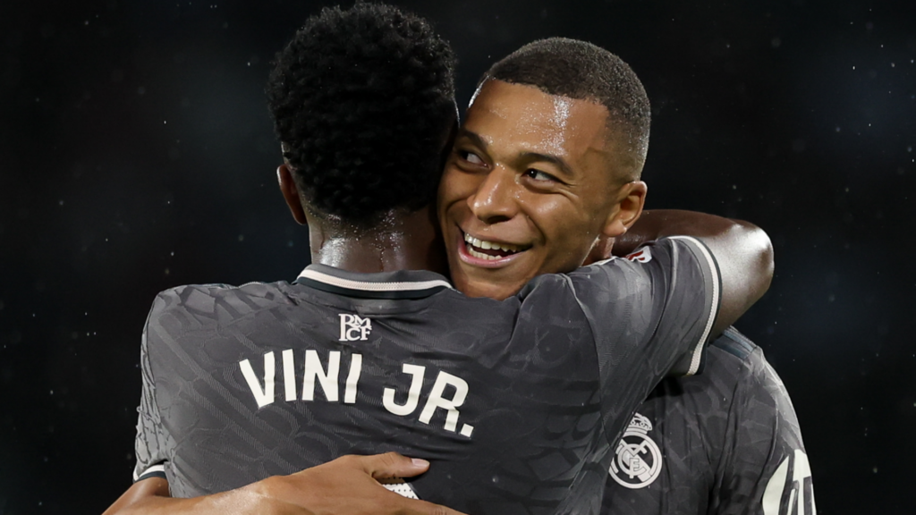 Kylian Mbappe Vinicius Junior Real Madrid 2024-25