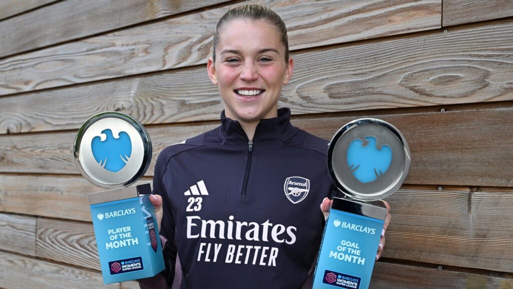 Alessia Russo Arsenal Women WSL awards 2025