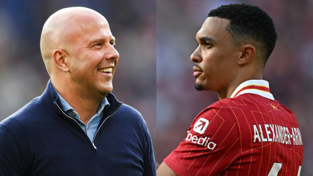 Arne Slot Trent Alexander-Arnold Liverpool