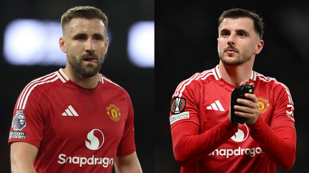 Luke Shaw Mason Mount Man Utd