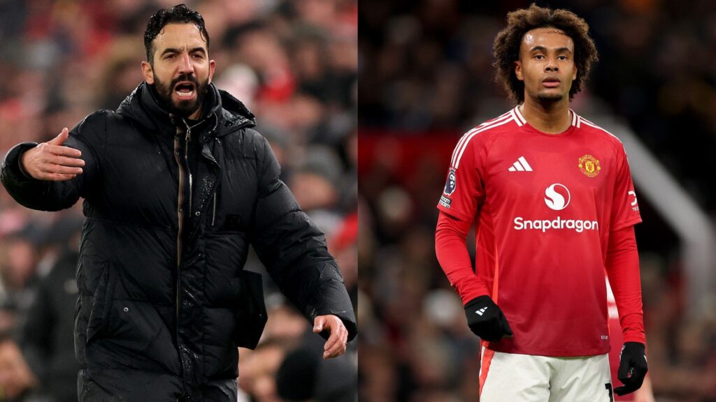 Ruben Amorim Joshua Zirkzee MAn Utd