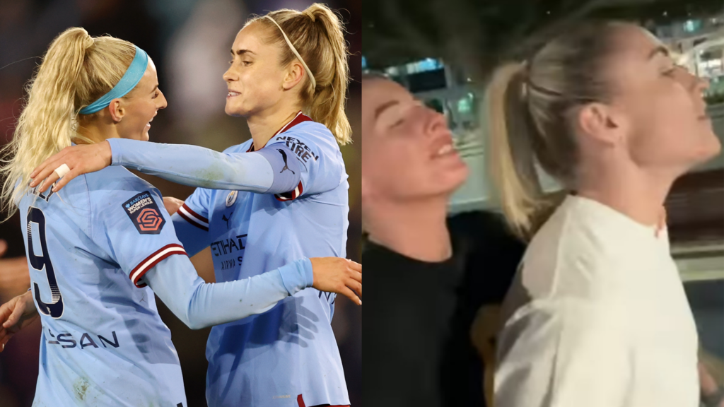 Chloe Kelly Steph Houghton singing 2025