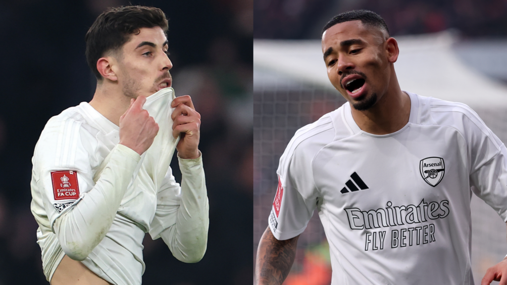 Kai Havertz Gabriel Jesus Arsenal 2024-25